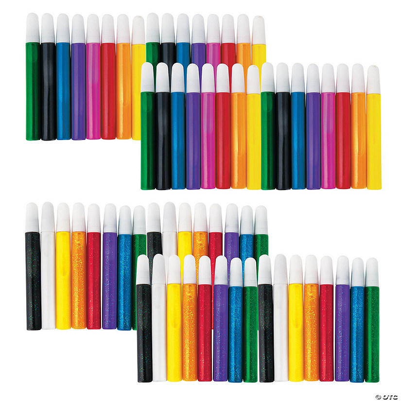 Bulk 72 Pc. Marvelous Suncatcher Paint Pen Kit Image