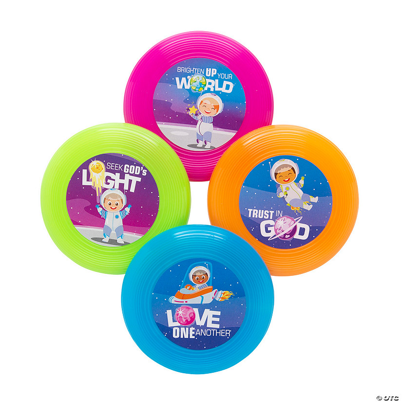 Bulk 72 Pc. Mini Outer Space VBS Flying Discs Image