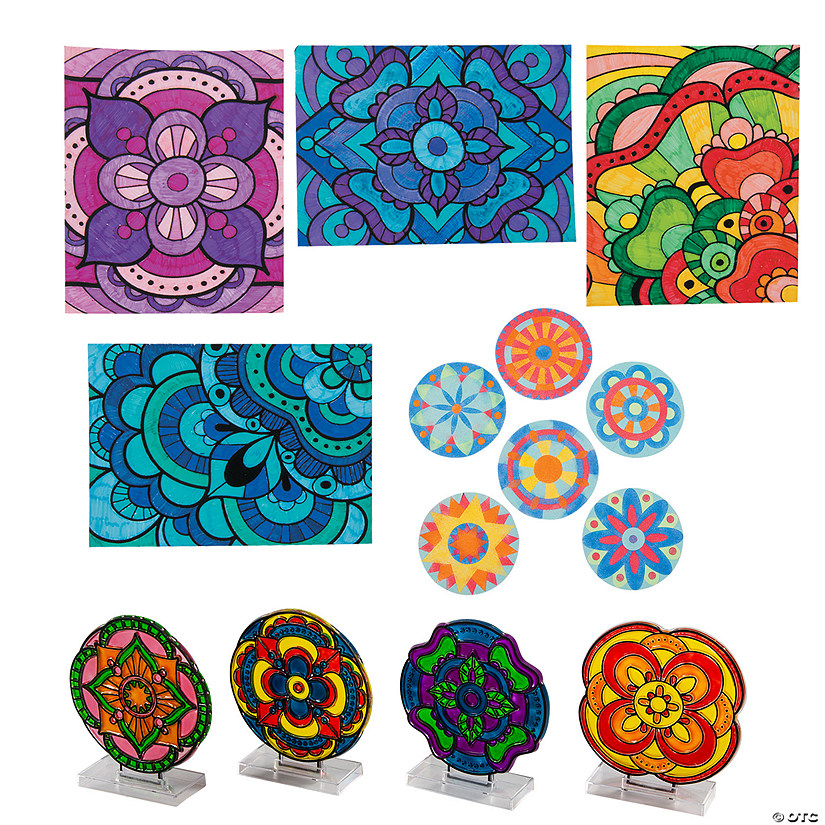 Imagimake Mandala Art Kit, Art and Craft kit for Girls 9-12, Coloring &  Painting kit Using Water Brush Pen & Stamps, Toys for Kids