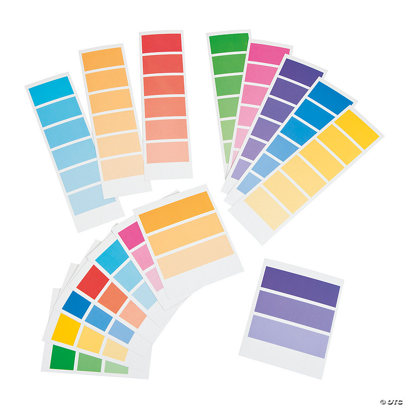 Bulk 800 Pc. Paint Chip Supply Strips Image