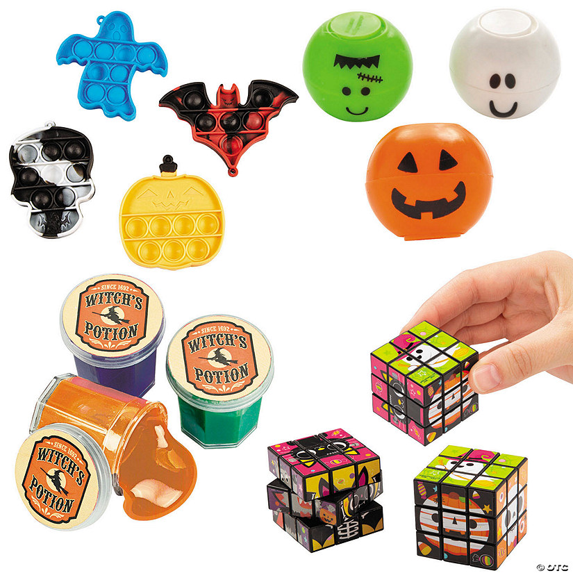 Bulk 84 Pc. Halloween Fidget & Novelty Handout Kit Image