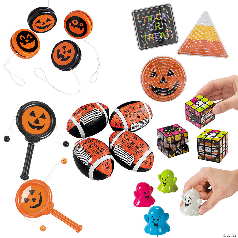 Bulk 96 Pc. Halloween Fun & Games Kit Image