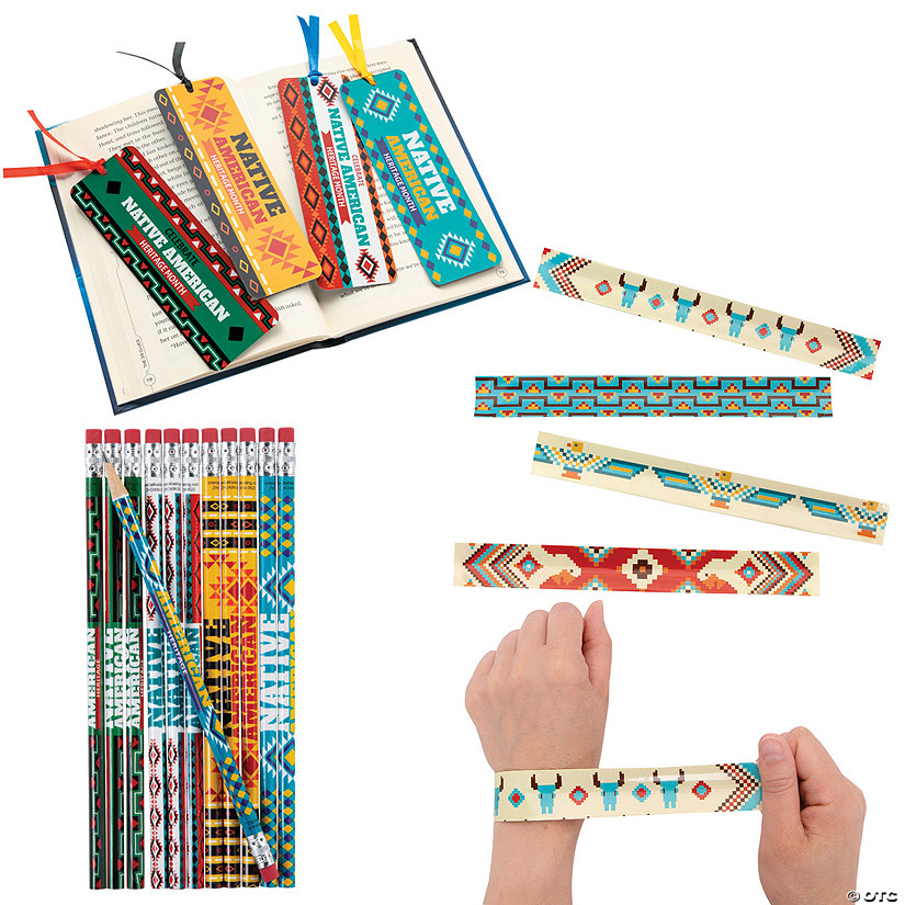 Bulk 96 Pc. Native American Heritage Handout Kit Image