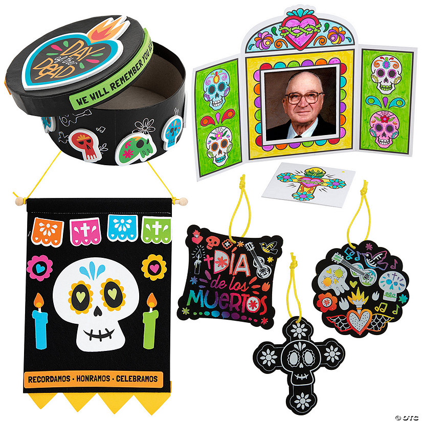 Bulk 96 Pc. Religious Day of the Dead Craft Kit Assortment Image