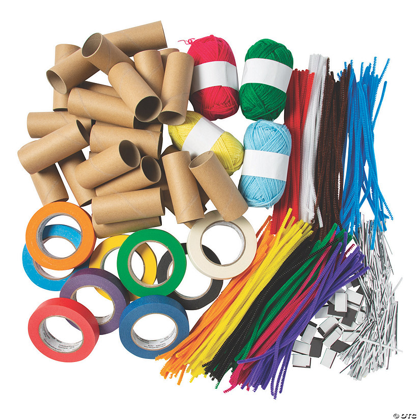 Bulk 983 Pc. Makerspace Craft Supplies Boredom Buster Kit Image