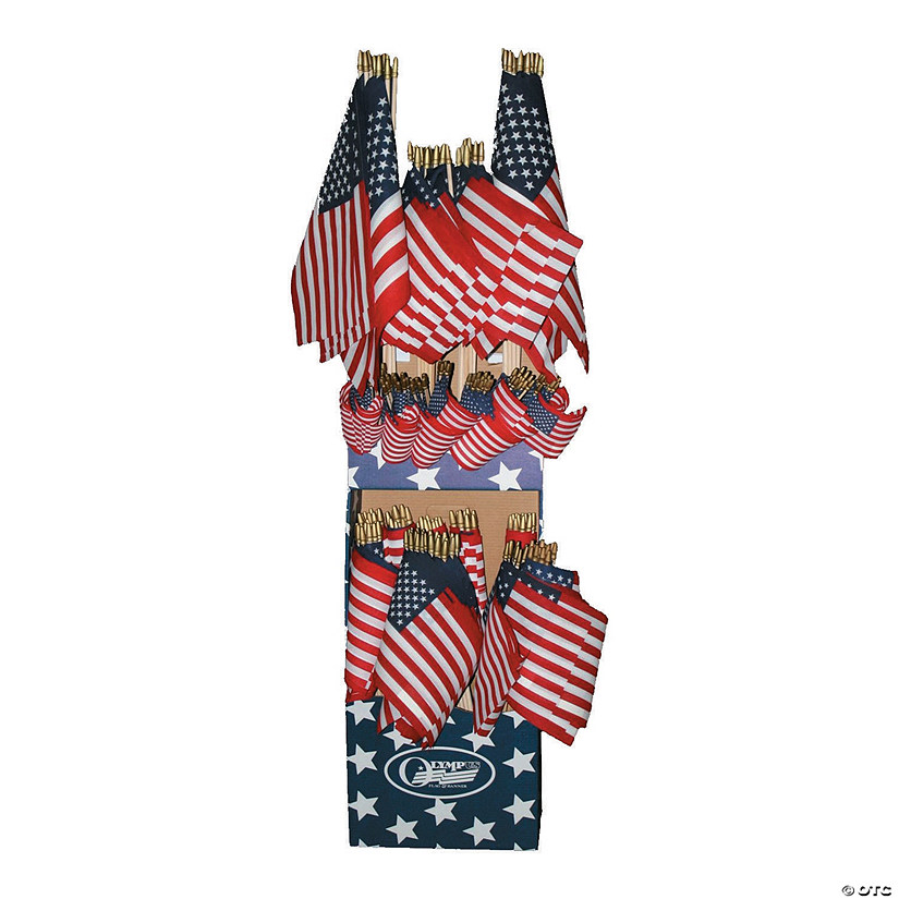 Bulk American Flags with Display Discontinued