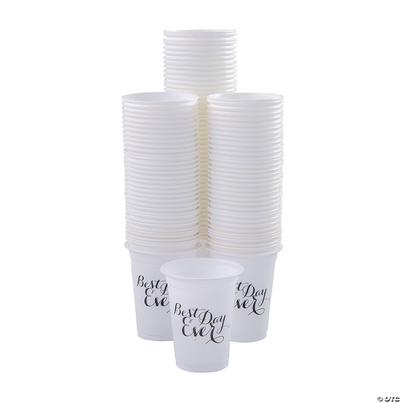 Bulk Best Day Ever Disposable Cups - 200 Pc. Image
