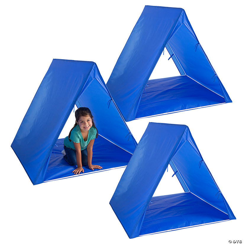 Bulk Blue Sleepover Tents Kit - 3 Pc. Image