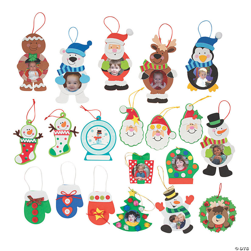 Bulk Christmas Ornament Craft Kit Assortment - Makes 108 Image
