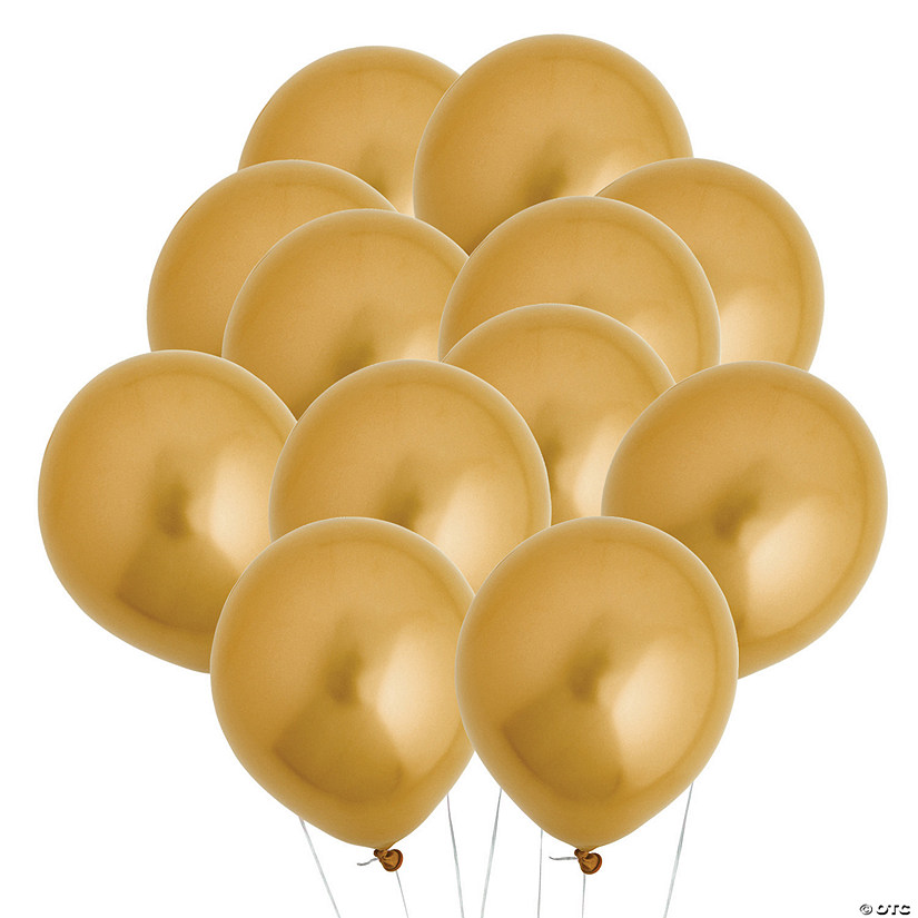 Bulk Chrome 5" Latex Balloons 144 Pc. Oriental Trading