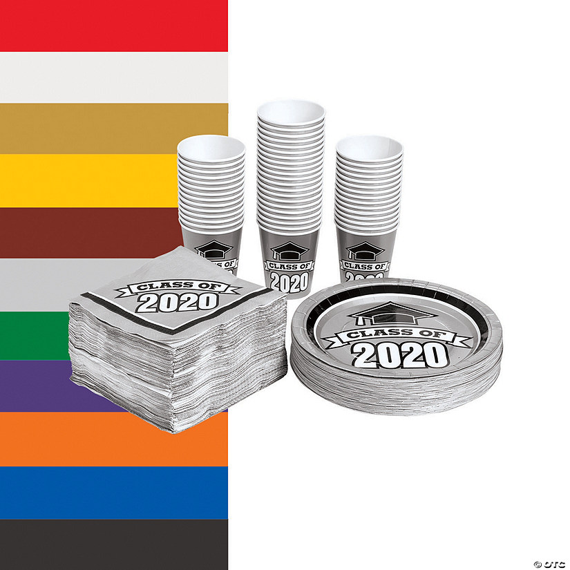 Bulk Class of 2020 Tableware Kit for 50 Guests Image