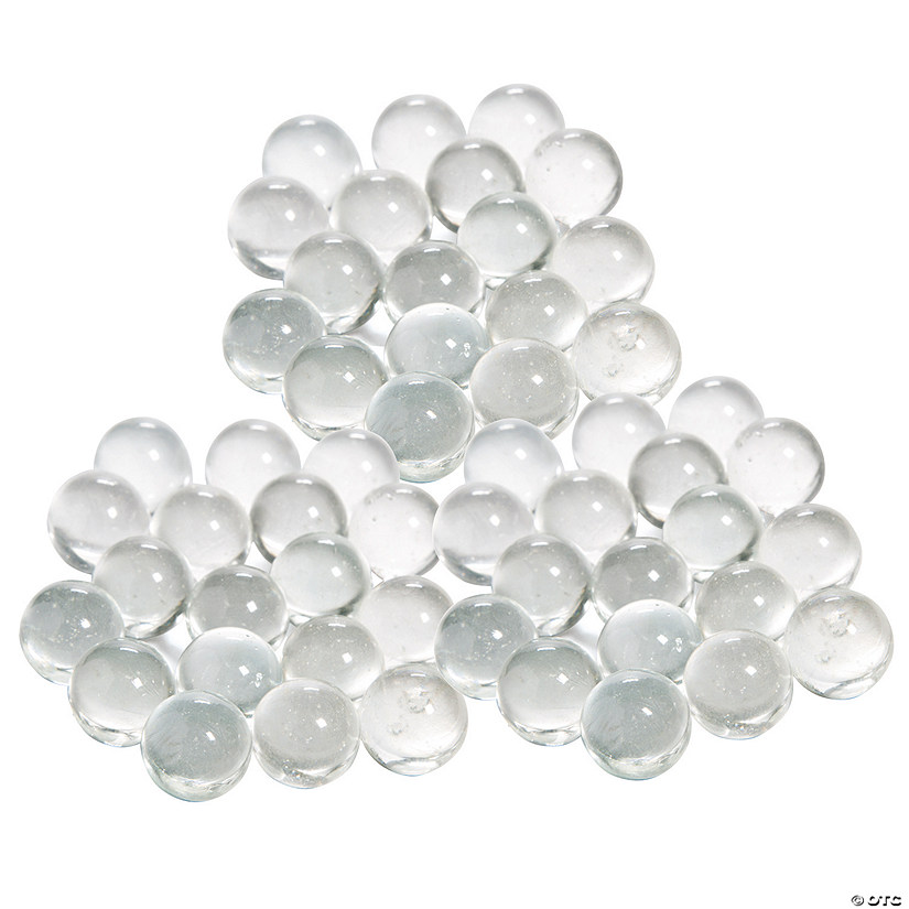Bulk Clear Glass Marbles - Approx. 261 Pc.  Image