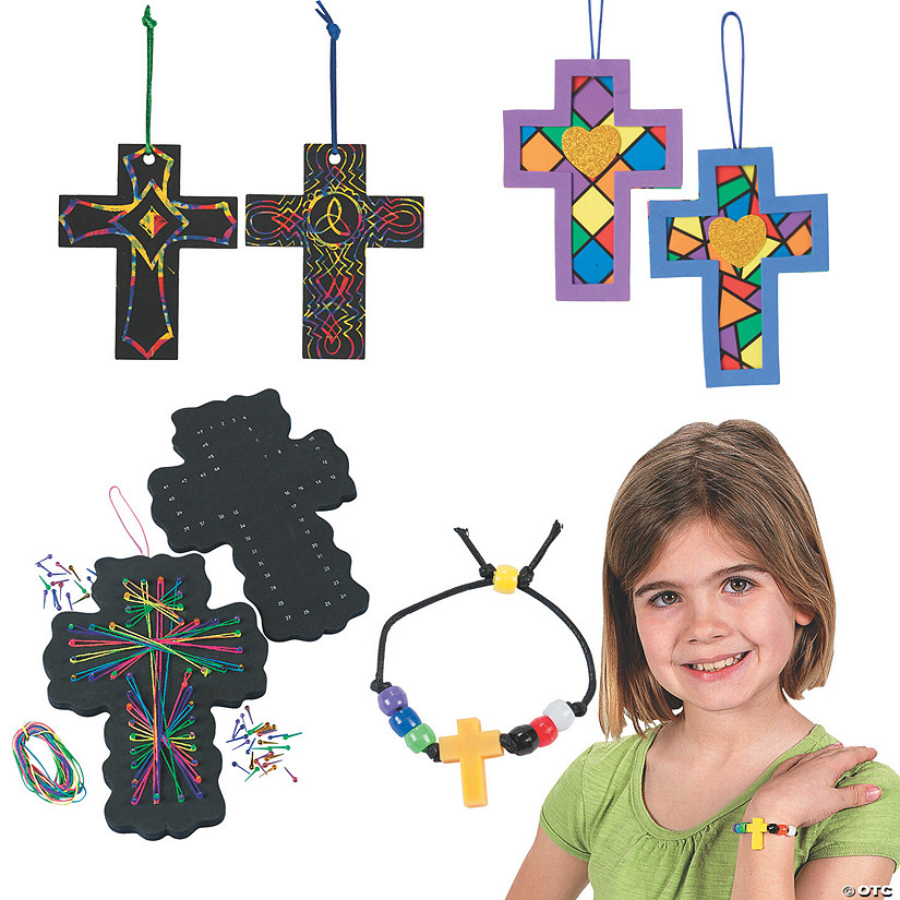 Bulk Cross Craft Assortment Kit for 24 Image