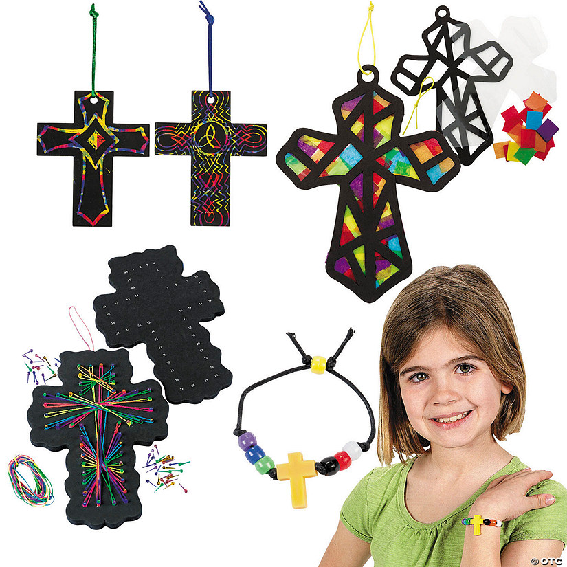 Bulk Cross Craft Assortment Kit for 24 Image