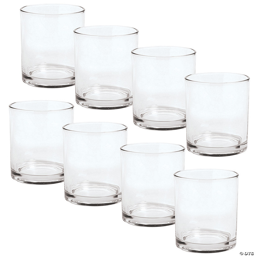 Bulk Deluxe Clear Cylinder Glass Vases 36 Pc. Oriental Trading
