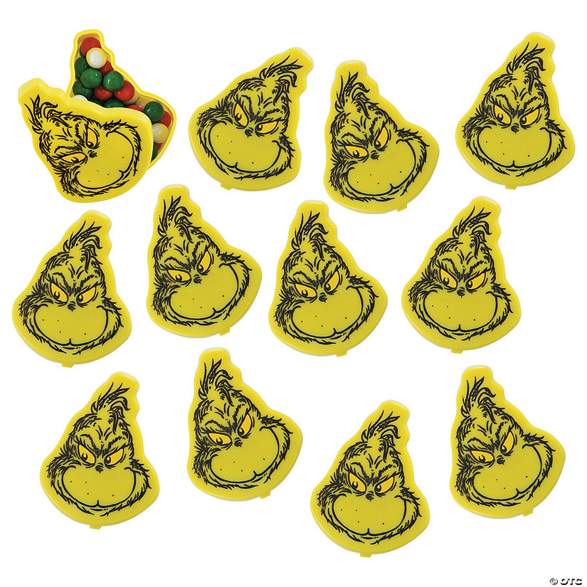 Bulk Dr. Seuss&amp;#8482; The Grinch Plastic Containers - 72 Pc. Image
