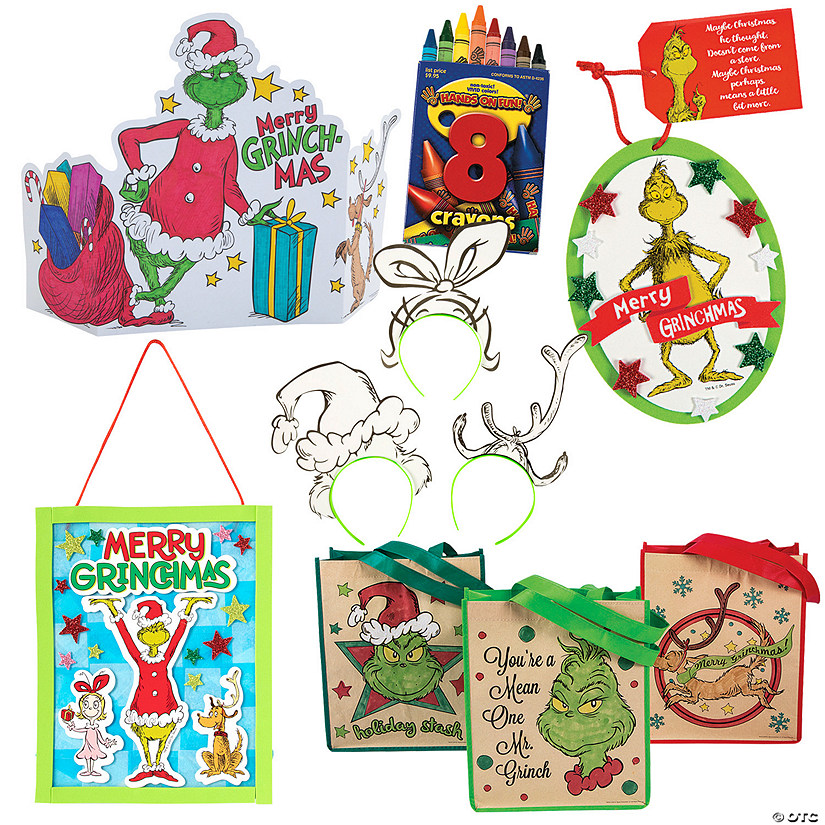 Bulk Dr. Seuss&#8482; You&#8217;ve Been Grinched Gift Bags for 12 Image