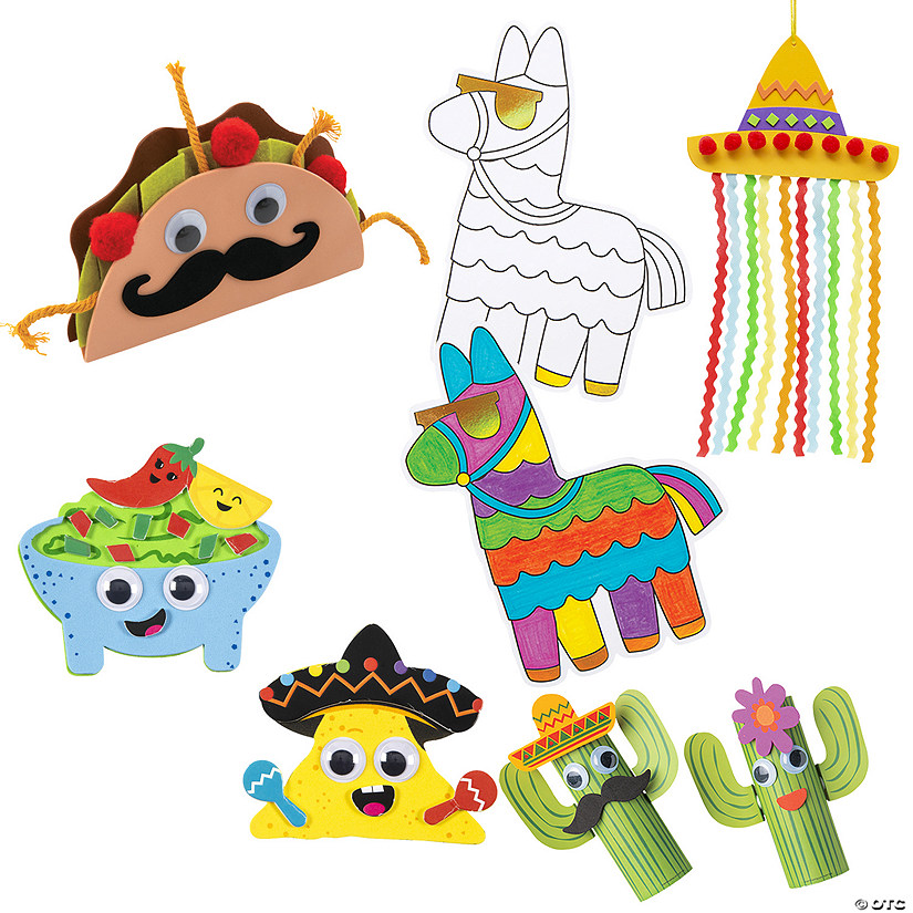 Bulk Fiesta Craft Kit - Makes 60 Image