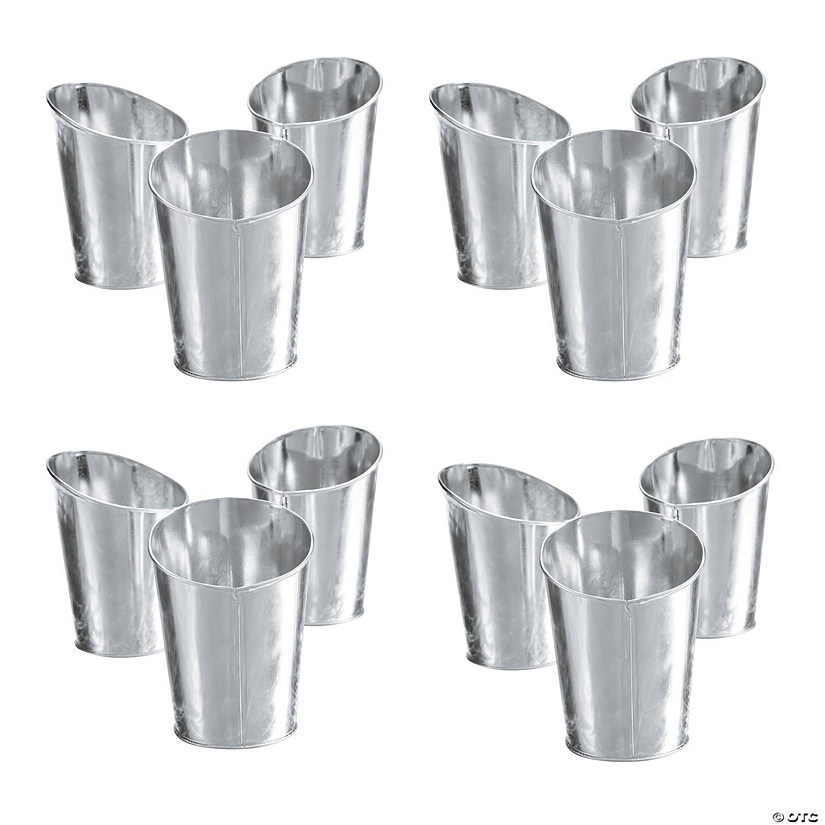 Bulk Galvanized Vases - 12 Pc. Image