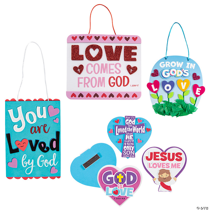 Bulk God&#8217;s Love Craft Kit Assortment - Makes 48 Image