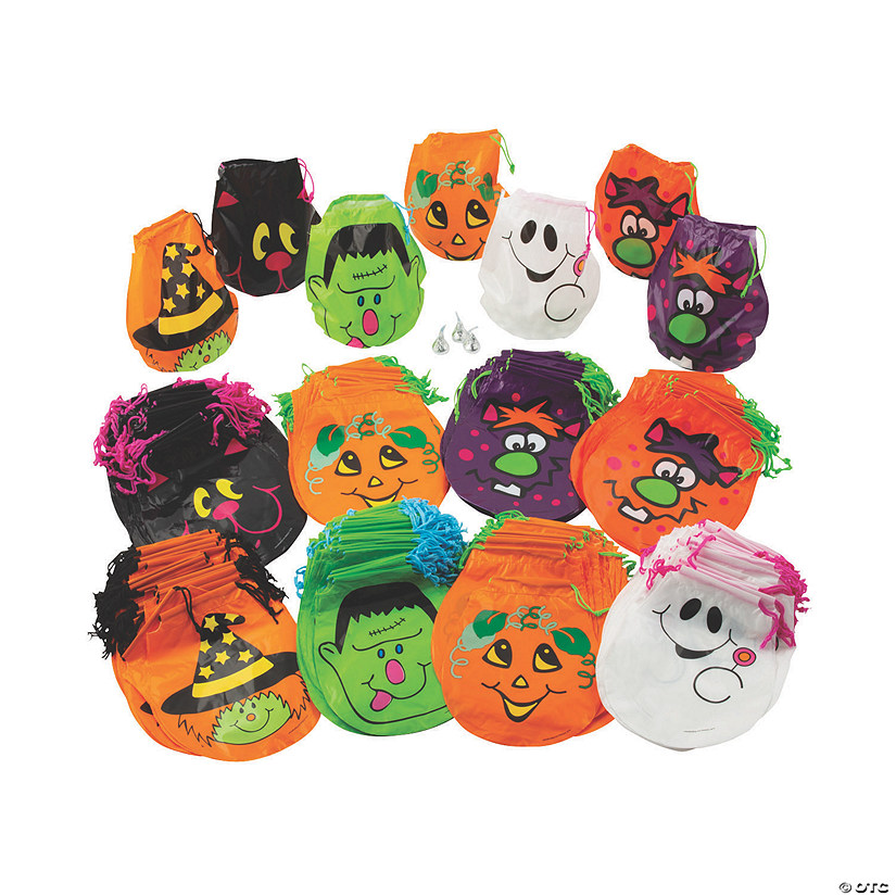 Bulk Halloween Drawstring Bags 720 Pc. Oriental Trading