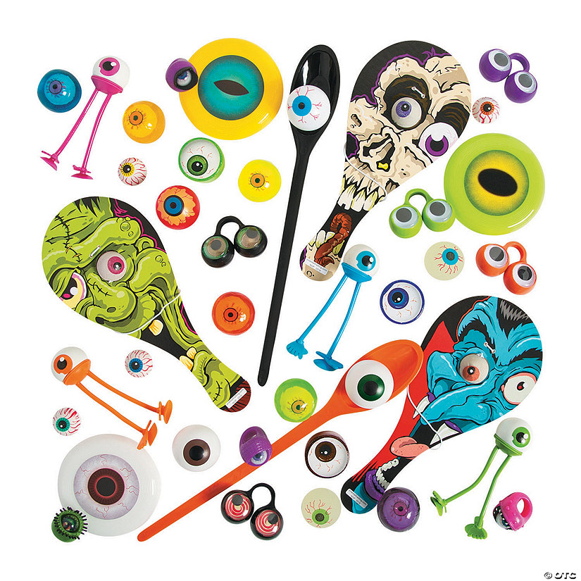 Bulk Halloween Eyeball Assortment 250 Pc.