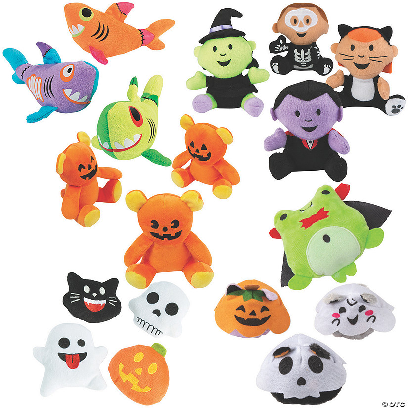 Bulk Halloween Stuffed Characters & Icons Giveaway Kit for 144 Image