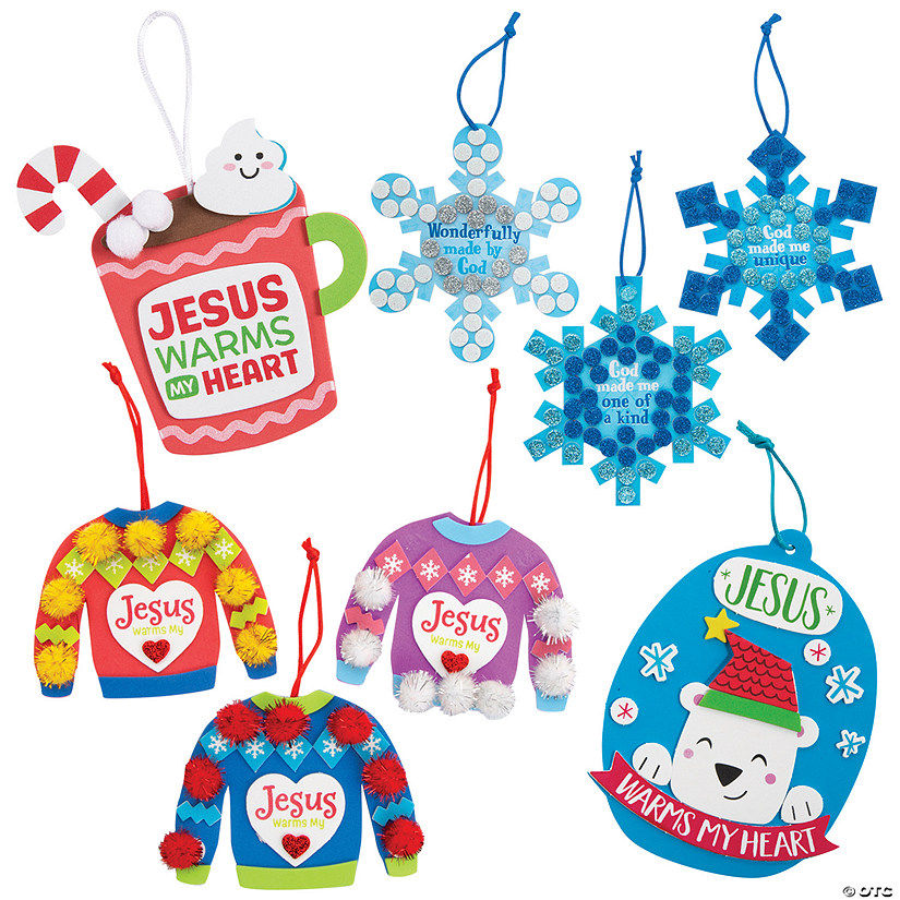 Bulk Jesus Warms My Heart Craft Kit Assortment - Makes 48 Image