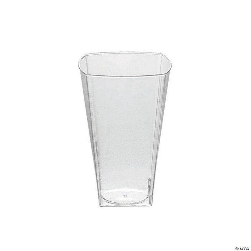 Bulk Kaya Collection 10 oz. Clear Square Plastic Cups - 336 Pc. Image