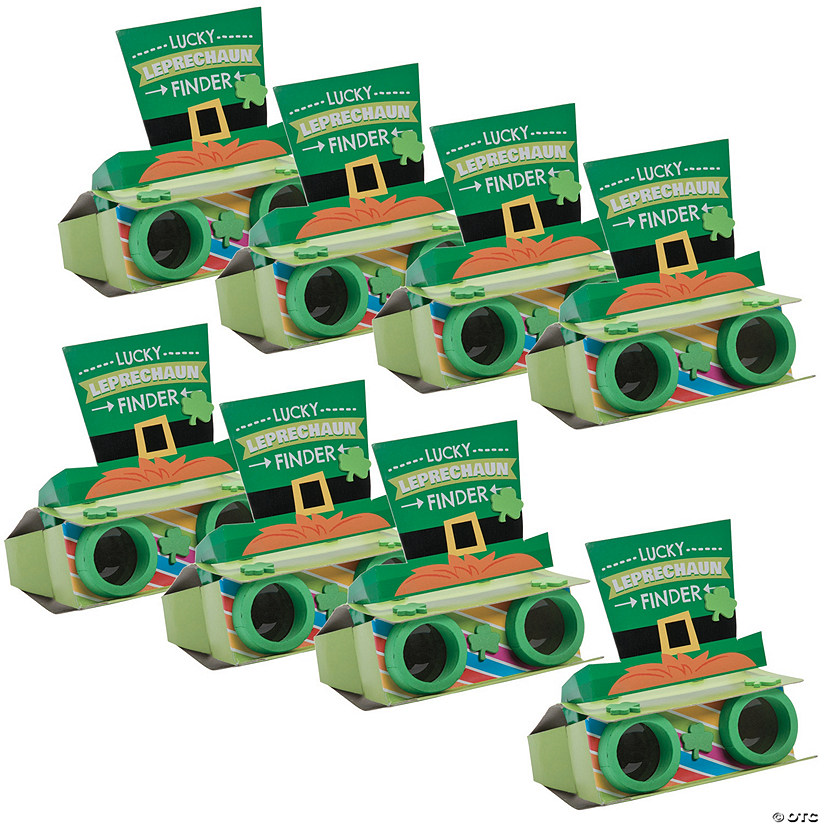 Bulk Lucky Leprechaun Binoculars Craft Kit - Makes 48 Image