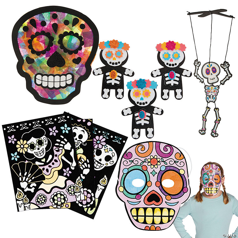 Bulk Makes 60 Day of the Dead Craft Kit Assortment Image
