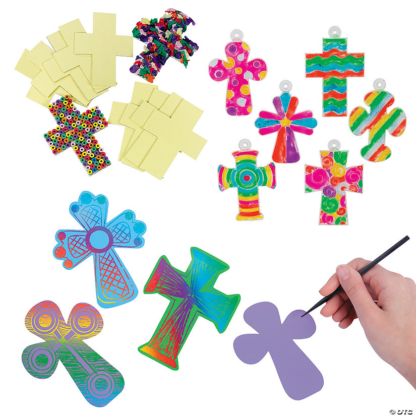 Bulk Makes 72 Cross Craft Kit Assortment Image