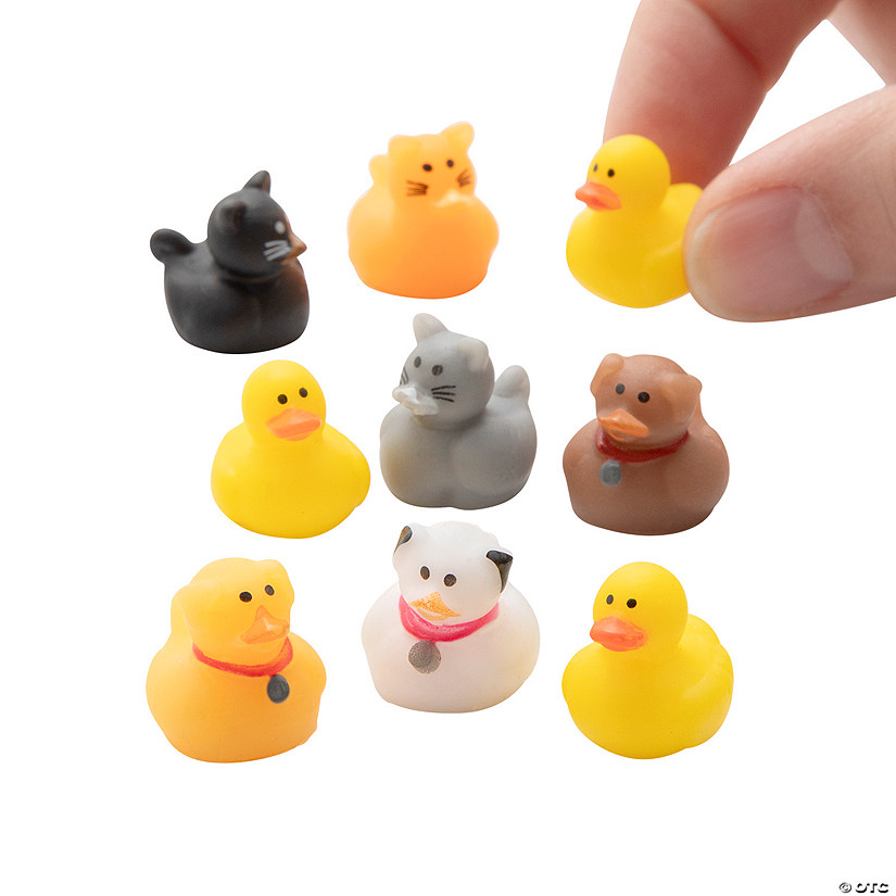 Bulk Micro Rubber Duck Assortment - 72 Pc. Image