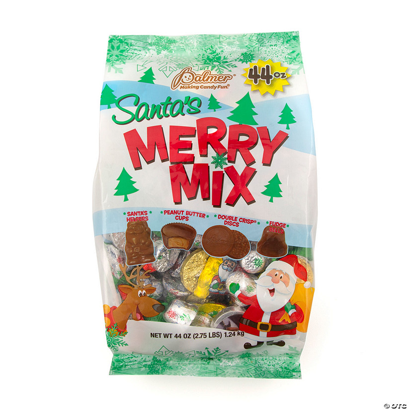 Bulk Palmer<sup>&#174; </sup>Santa's Merry Mix Holiday Chocolate Candy Assortment (5.5 lbs.) Image