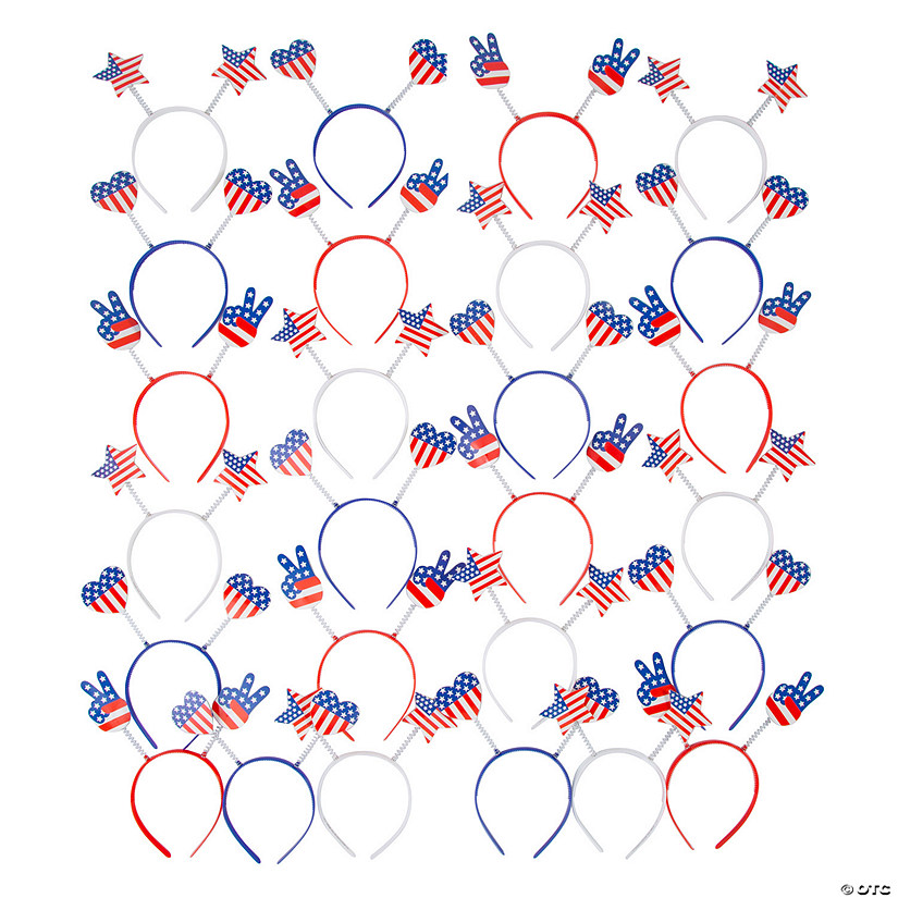 Bulk Patriotic Head Boppers 48 Pc. Oriental Trading