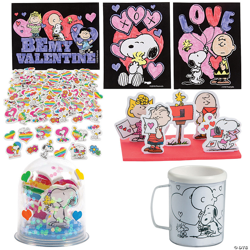 Bulk Peanuts<sup>&#174;</sup> Valentine&#8217;s Day Craft Kit Assortment &#8211; Makes 60 Image