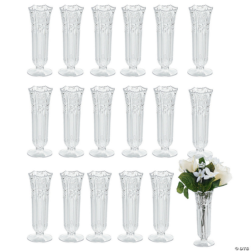 Bulk Plastic Bud Vases - 36 Pc. Image