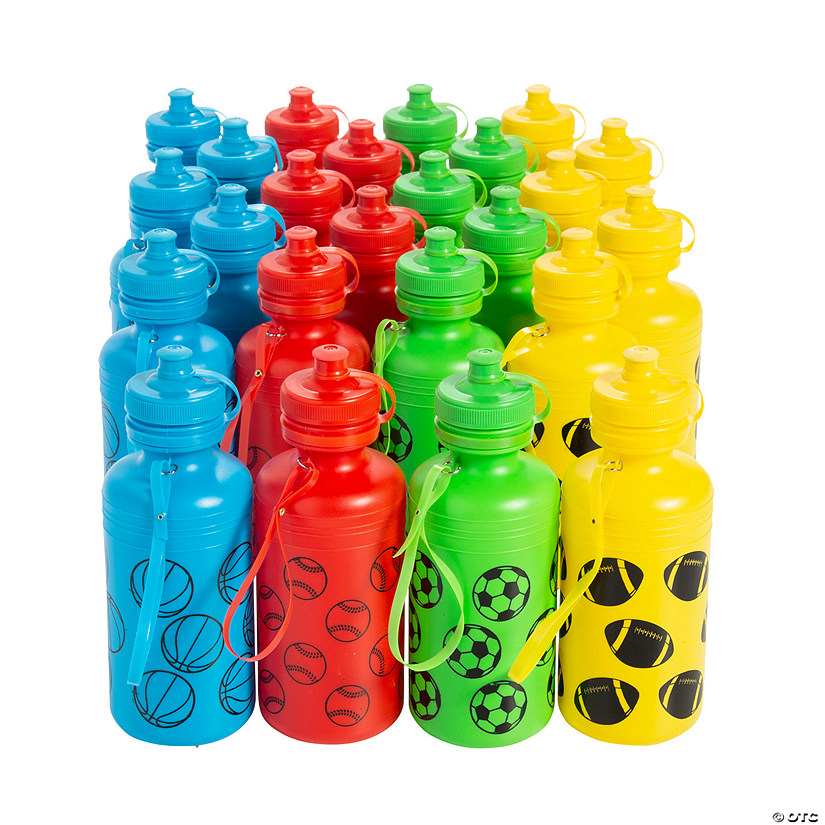 Bulk Plastic Sport Water Bottles 60 Pc. Oriental Trading