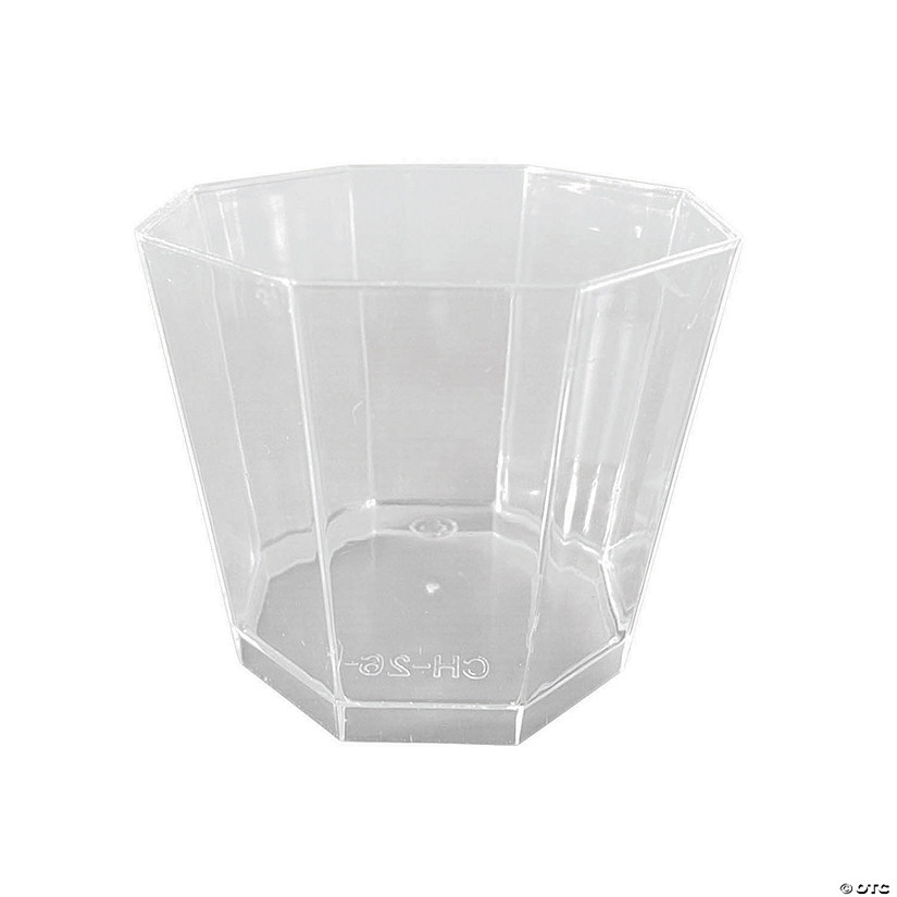 Bulk Premium Clear Octagon Plastic Dessert Cups - 288 Pc. Image