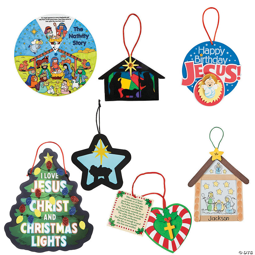 Bulk Religious Christmas Activity & Craft Kit Classpack Assortment - Makes 84 Image