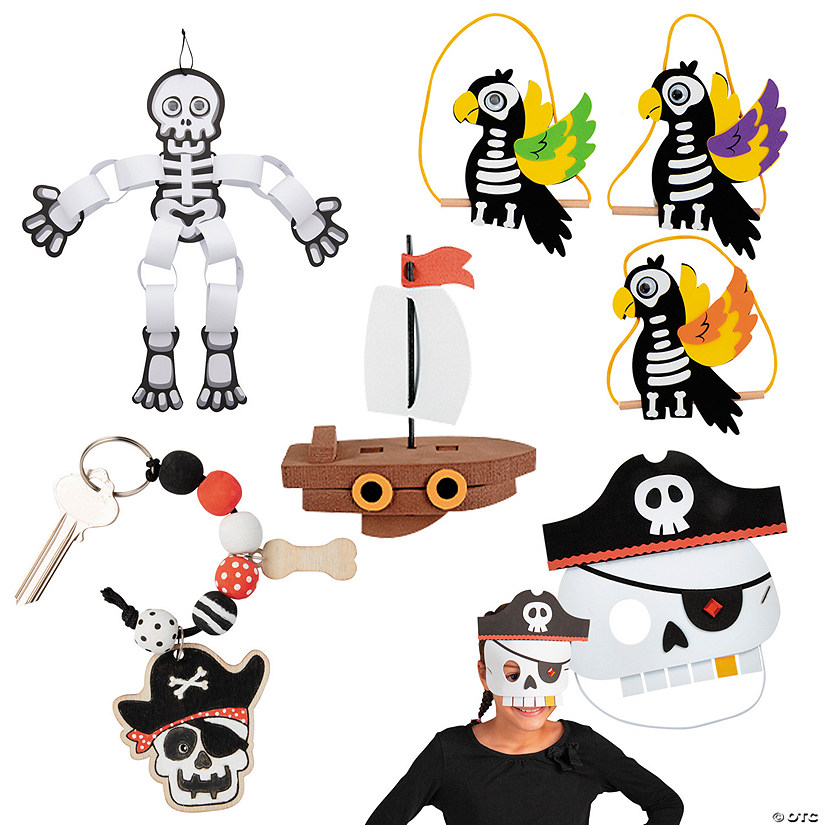 Bulk Sail the Spooky Seas Craft Kit Assortment - Makes 60 Image