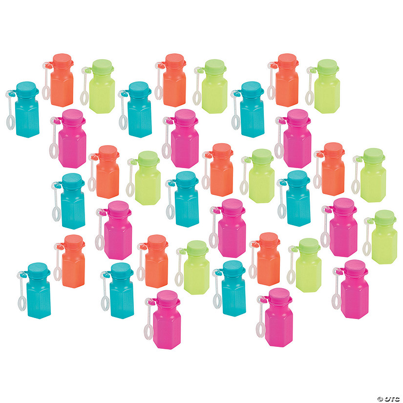 Bulk Spring Brights Mini Bubble Bottles 144 Pc. Oriental Trading