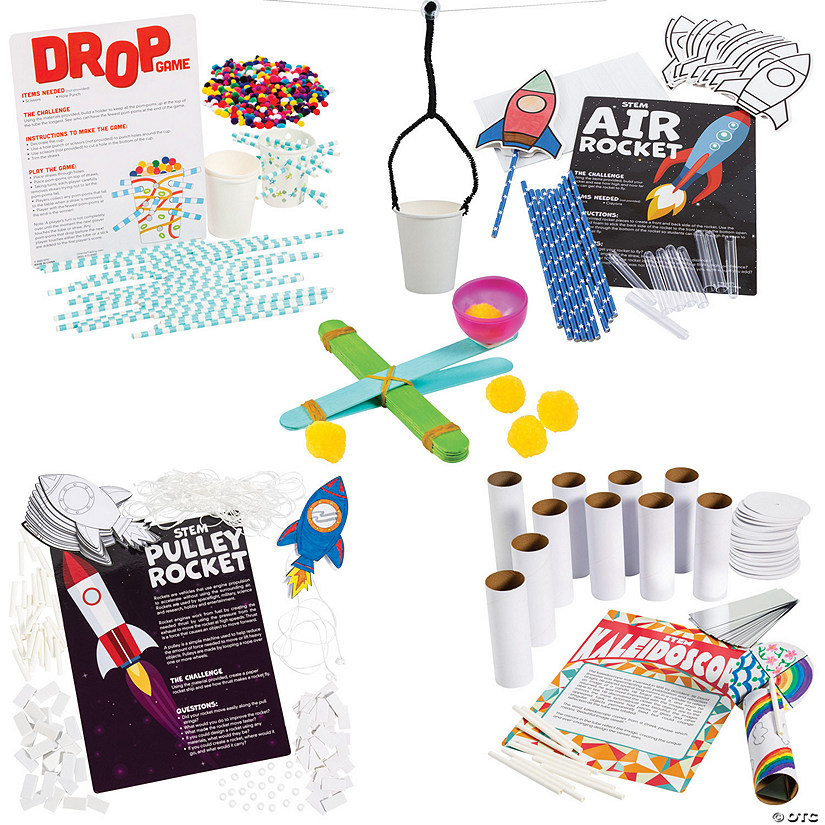 Bulk STEM Ultimate Activity Learning Challenge Craft Kit Assortment - Makes 66 Image