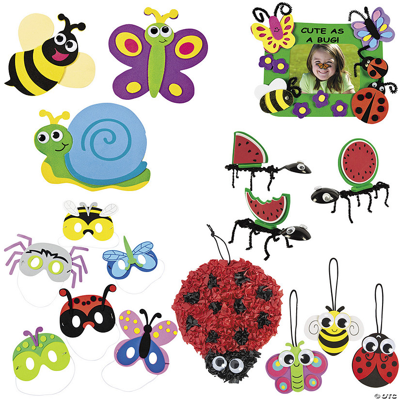 Bulk Super Bug Craft Kit - Makes 72 Image