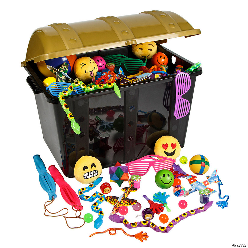 Bulk Treasure Chest with Toys 500 Pc. Oriental Trading