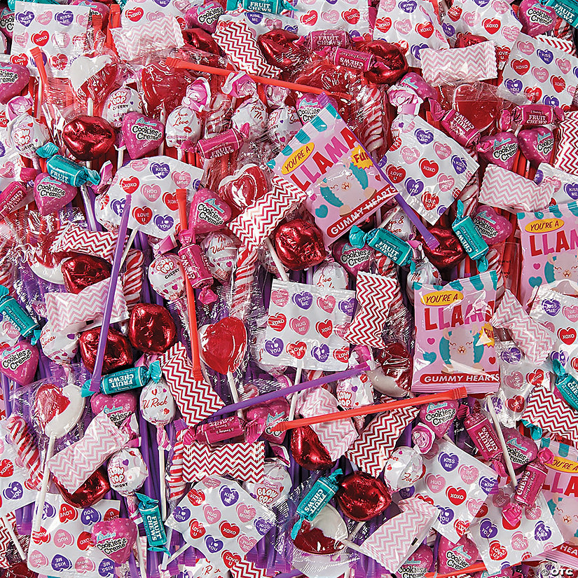 Bulk Valentine Candy Assortment 1000 Pc.