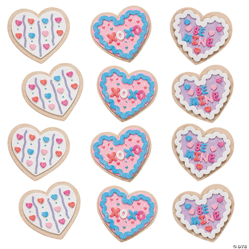 Bulk Valentine Cookie Magnet Craft Kit - Makes 48 Image