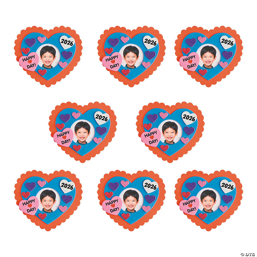 Bulk Valentine Picture Frame Craft Kit Makes 48