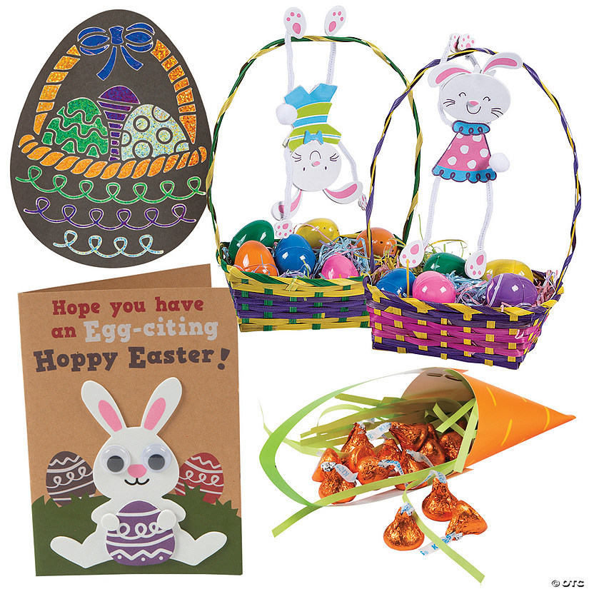 Bulk Value Easter Craft Kit Assortment - Makes 48 Image