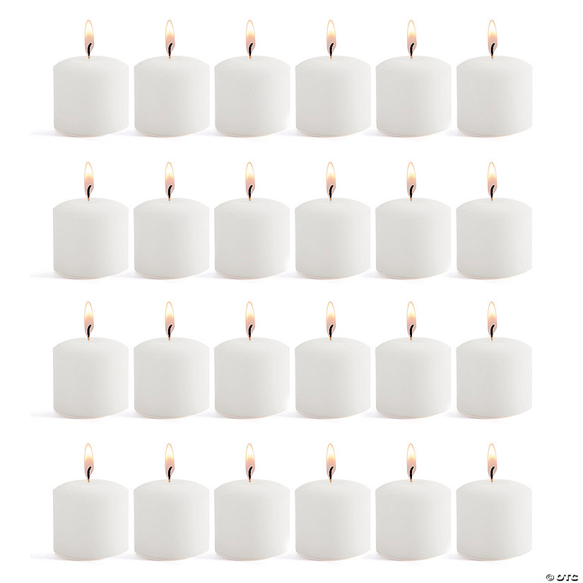 Bulk White Votive Candles - 48 Pc. Image